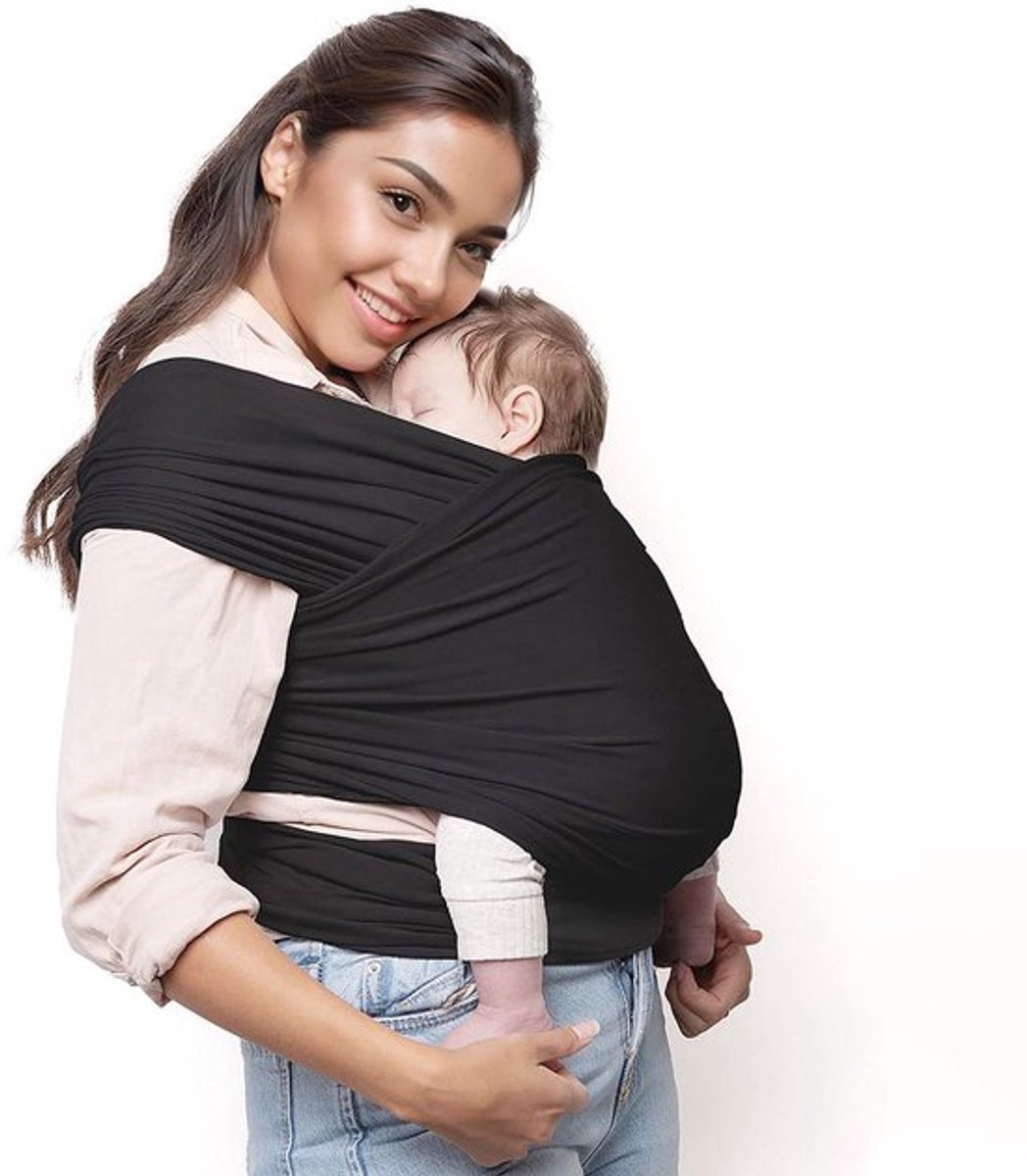 Baby Draagzak Front Hold Wrap Rugtas Multifunctionele Draagzak - Zwart