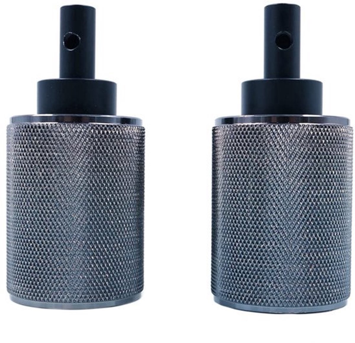2Stuks E26 / E27 Lamp Fitting - Bakelieten Vintage Hanglamp - Zwart