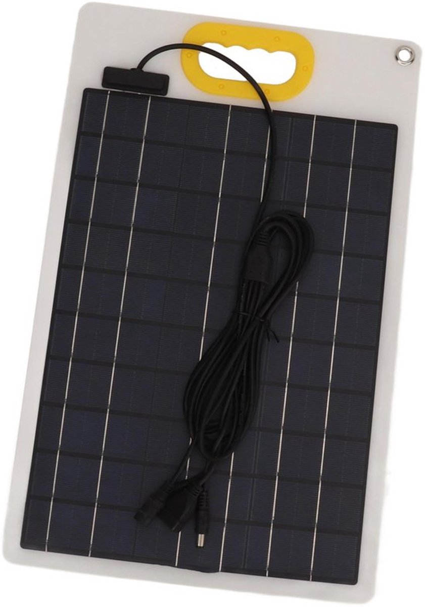Draagbaar Zonnepaneel, 100W, Efficiënte Oplader voor Zonnepaneel, DC 12V, 24V, 5A, voor Camera's, Wandelen, Mobiele Telefoons, Kamperen