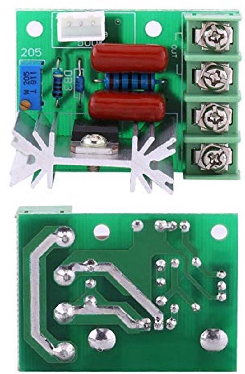 AC 50-220V 2000W SCR Spanningsregelaar - Veelzijdige Temperatuur- of Snelheidscontroller
