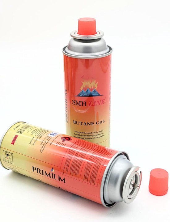 Thijox - Kookstel Gasflessen Butaan 4-10-12-16-20-28-56 x 227g - Voordeelverpakking Camping Gasbussen met Veiligheidssluiting — afbeelding 4