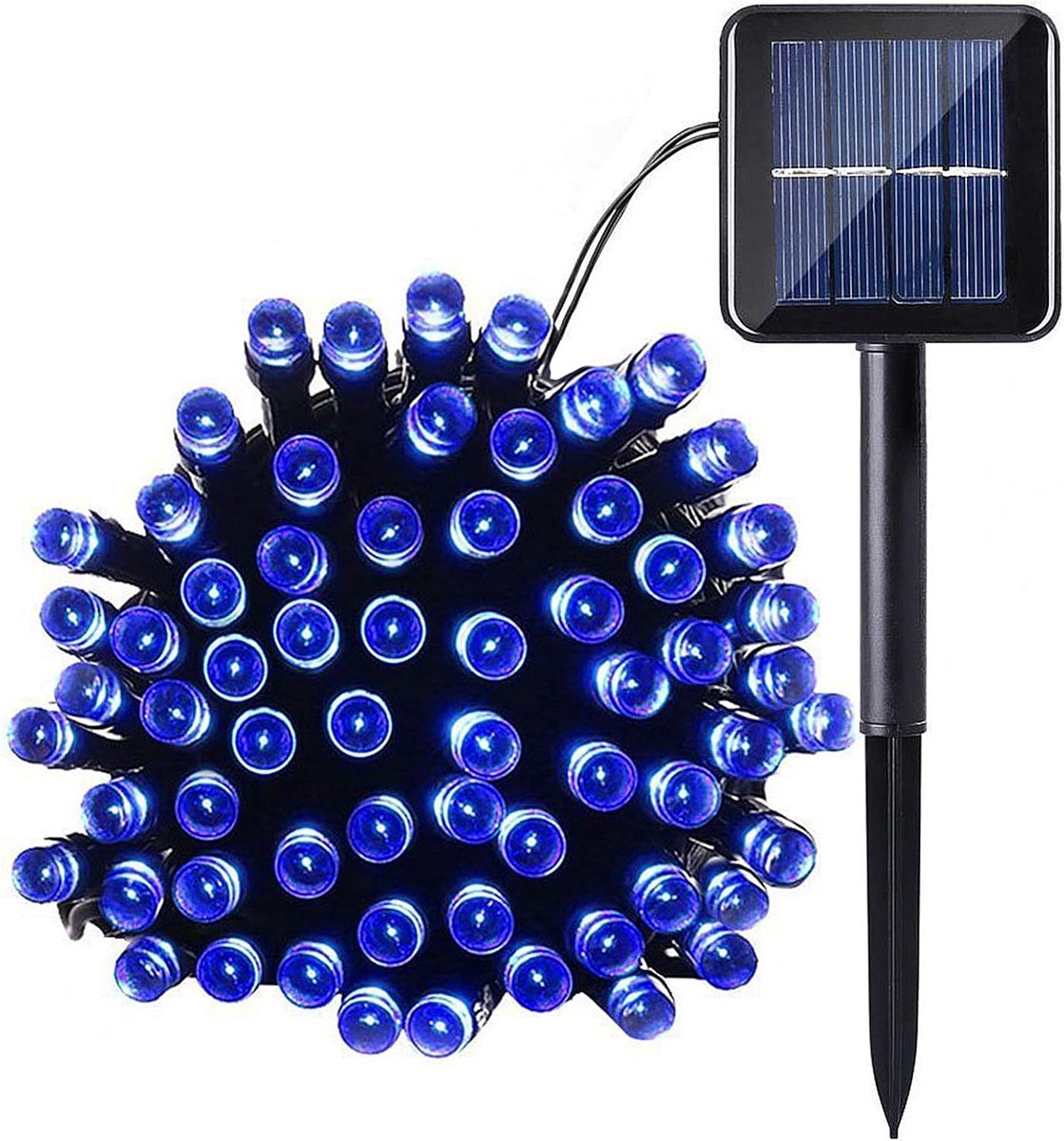SnelShoppen - Solar Powered Fairy Lights 7M 50 LED Dimbare Waterdichte Solar String Lights Buitenverlichting Decoratief voor Tuin, Balkon, Trouwerij,