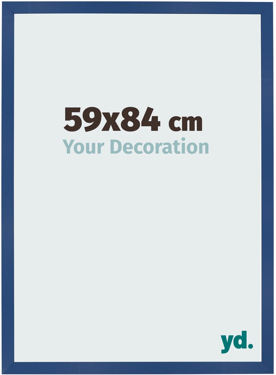 Your Decoration - Fotolijst 59x84 cm - MDF - Donkerblauw - Bologna