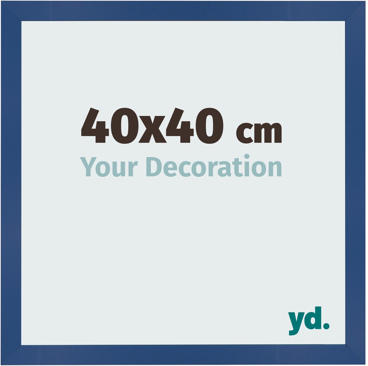 Your Decoration - Fotolijst 40x40 cm - MDF - Donkerblauw - Bologna