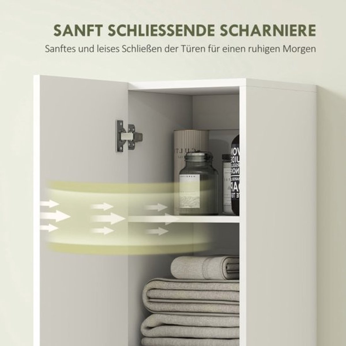 Medicijnkastje – Medicijnkast – Badkamerkast – Apothekerskast – Wandkast – Wit – 6 Vakken 