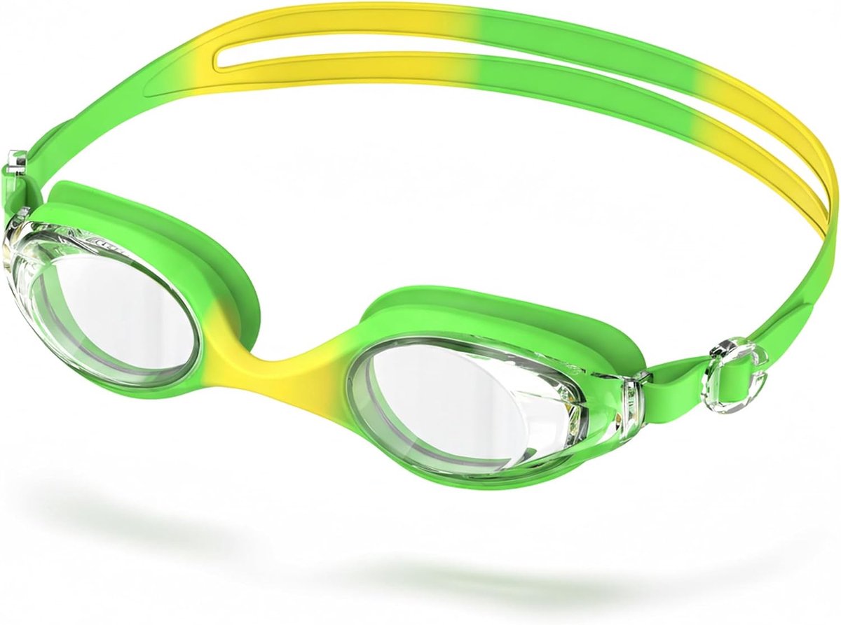 SnelShoppen - Zwembril Kinderen HD Anti-condens UV-bescherming | Eendelige Elastische Hoofdband | Siliconen Afdichting | Unisex 3-14 Jaar
