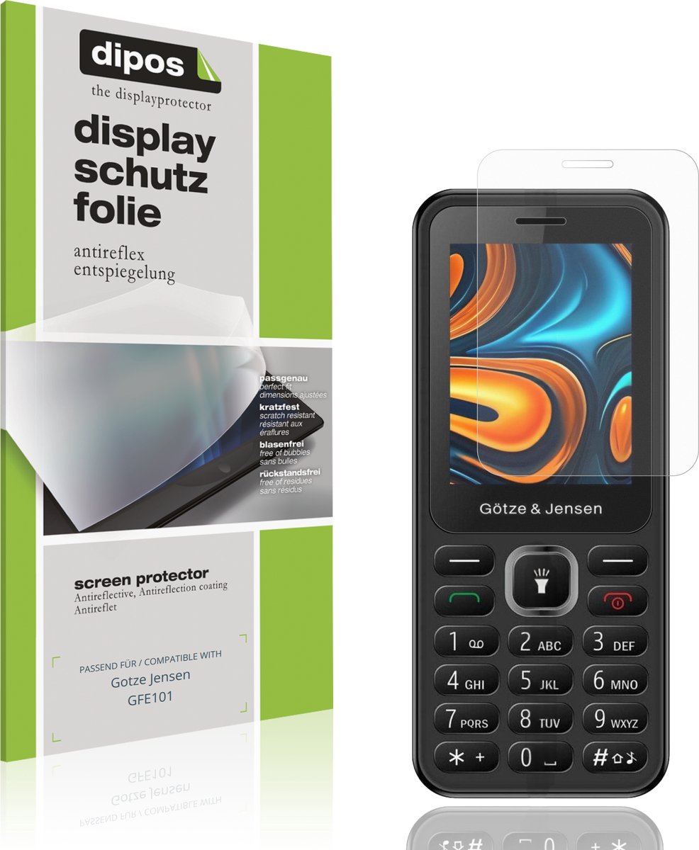 dipos – 4x Matte Beschermfolie geschikt voor Gotze Jensen GFE101 | Krasbestendige & antireflecterende Screenprotector Ultra-Thin
