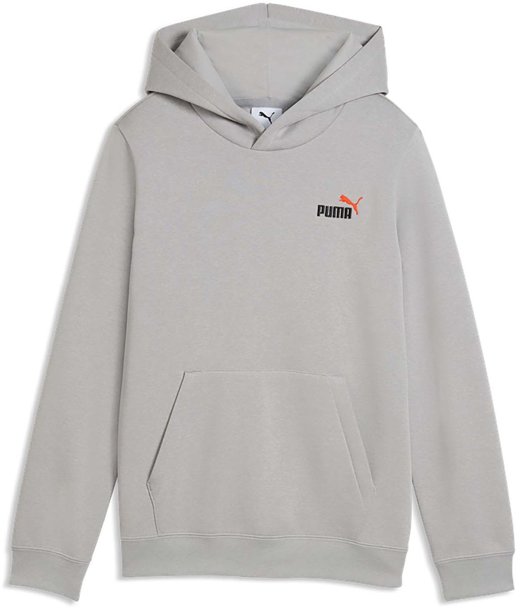 Puma Ess 2 Kleuren Klein No. 1 Logo Hoodie Fl B Fashion Wear Kinderen Grijs