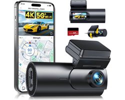 Draadloze Dashcam - Draadloos CarPlay-Scherm - Dashcam met CarPlay - Zwart - 3cm x 5cm x 10cm