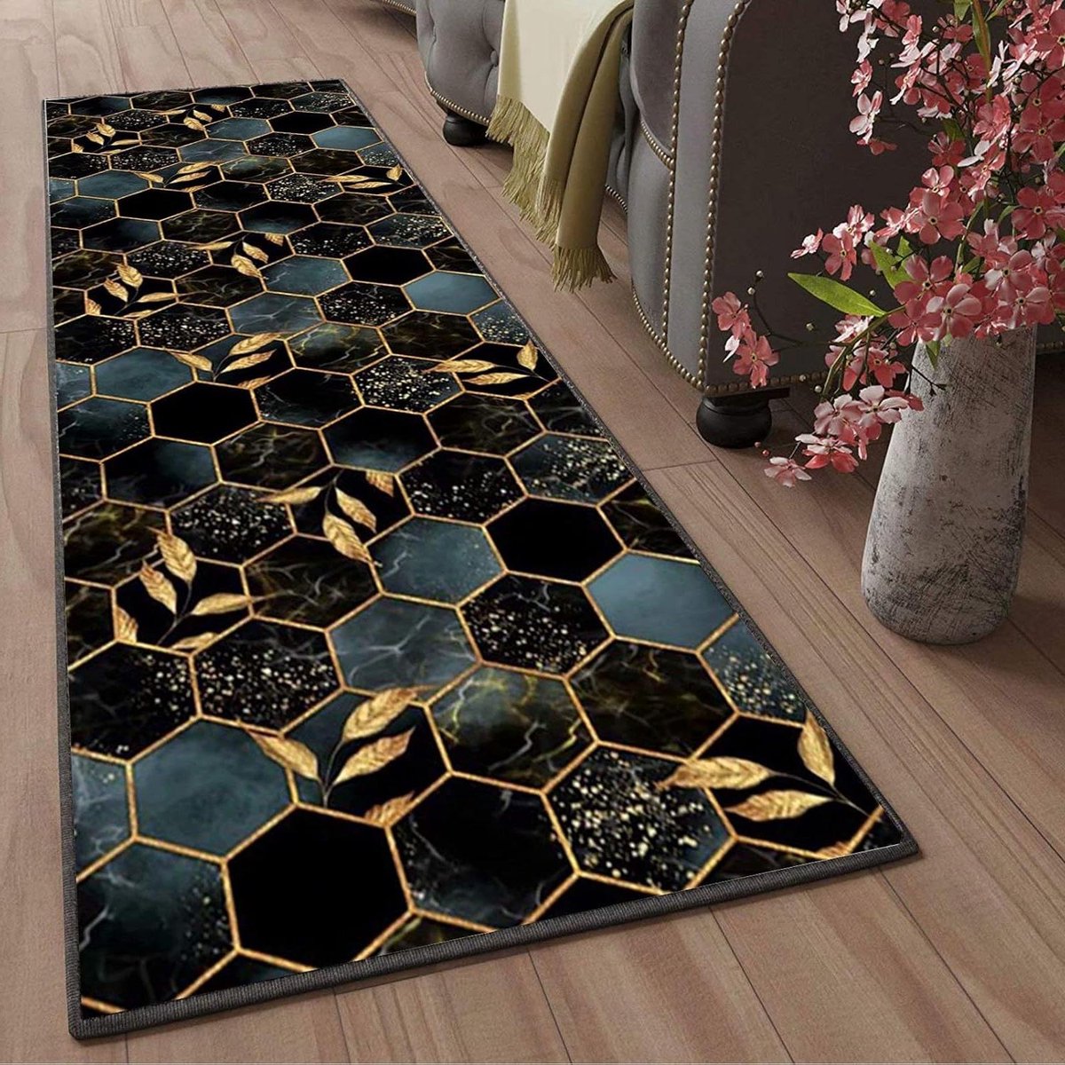 Loper Tapijt - Vloerkleed Gang - Woonkamer Decoratie - Antislip Onderkant - 50 x 120 cm -
