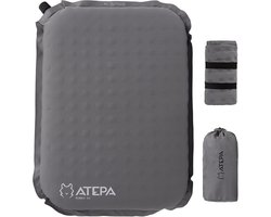 ATEPA Inflatable Seat Cushion, Self Inflating Memory Foam Air Blow Cushion for Travel, Airplane, Stadium, Camping - ShopVlot