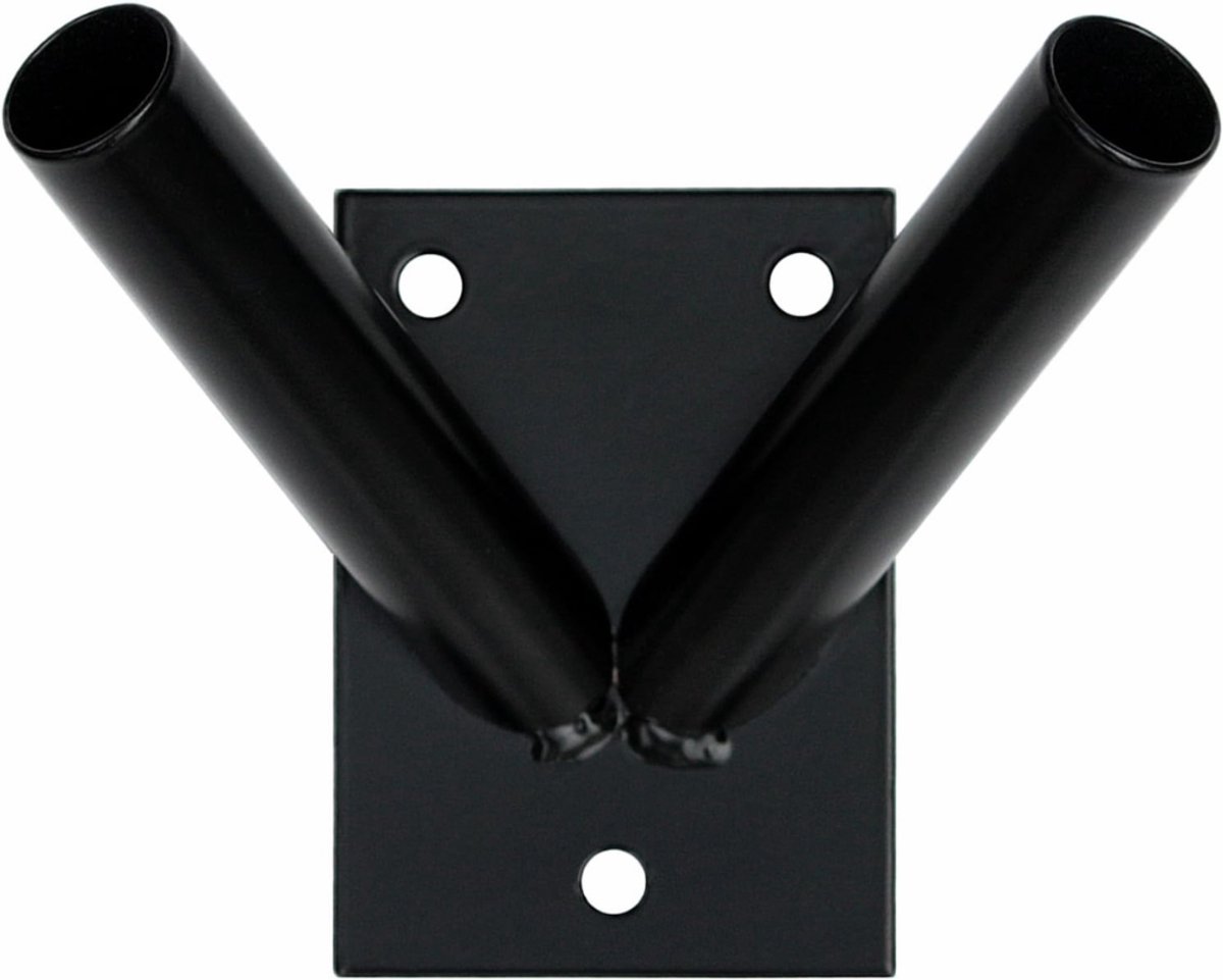 CLGP® Vlaggenhouder Muur - Dubbele Vlaggenhouder - Vlaggen Tonen -Zwart