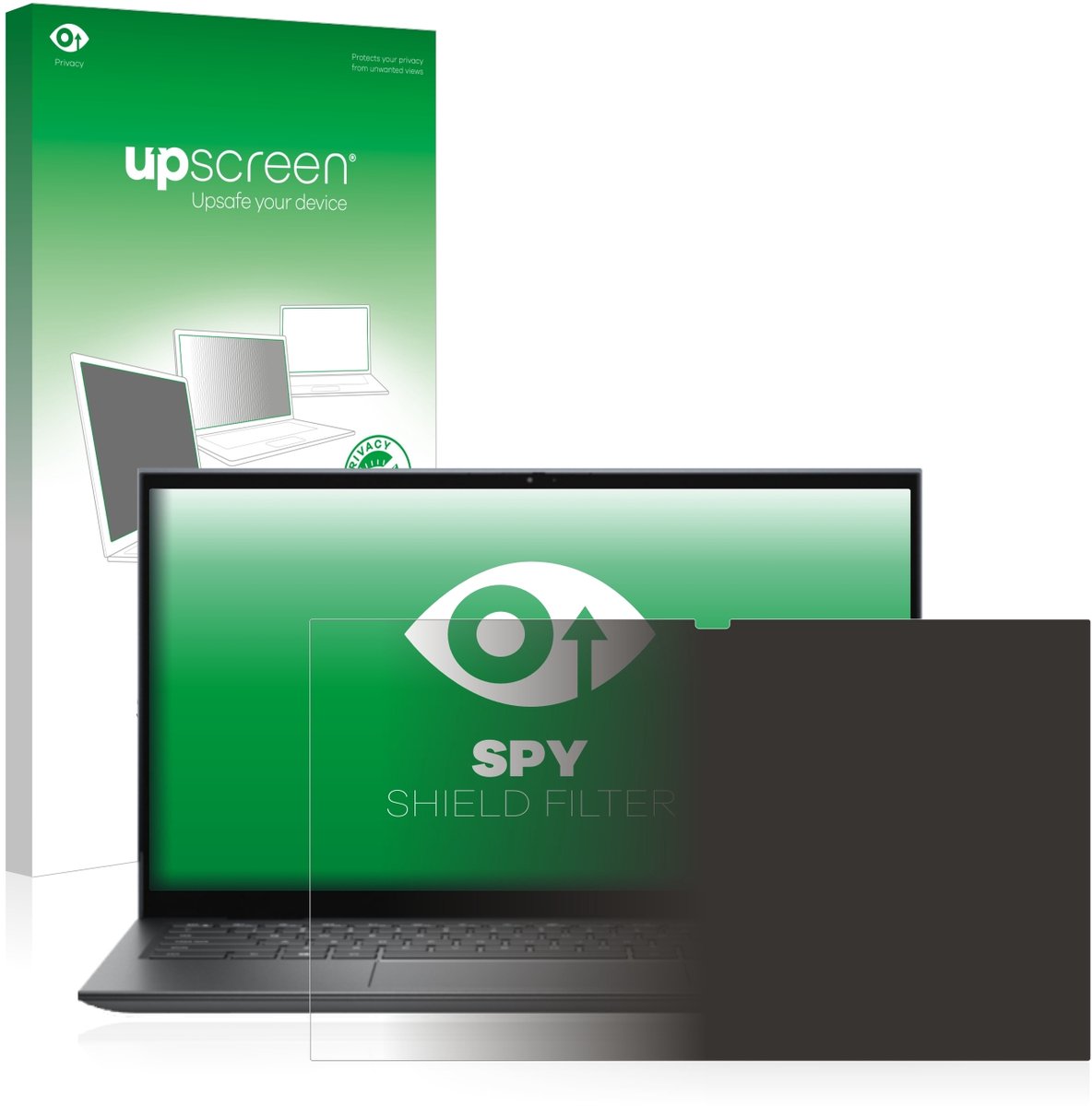 upscreen - privacyscherm voor Dell Inspiron 14 7415 2-in-1 - privacy filter screenfilter Blauwlichtfilter