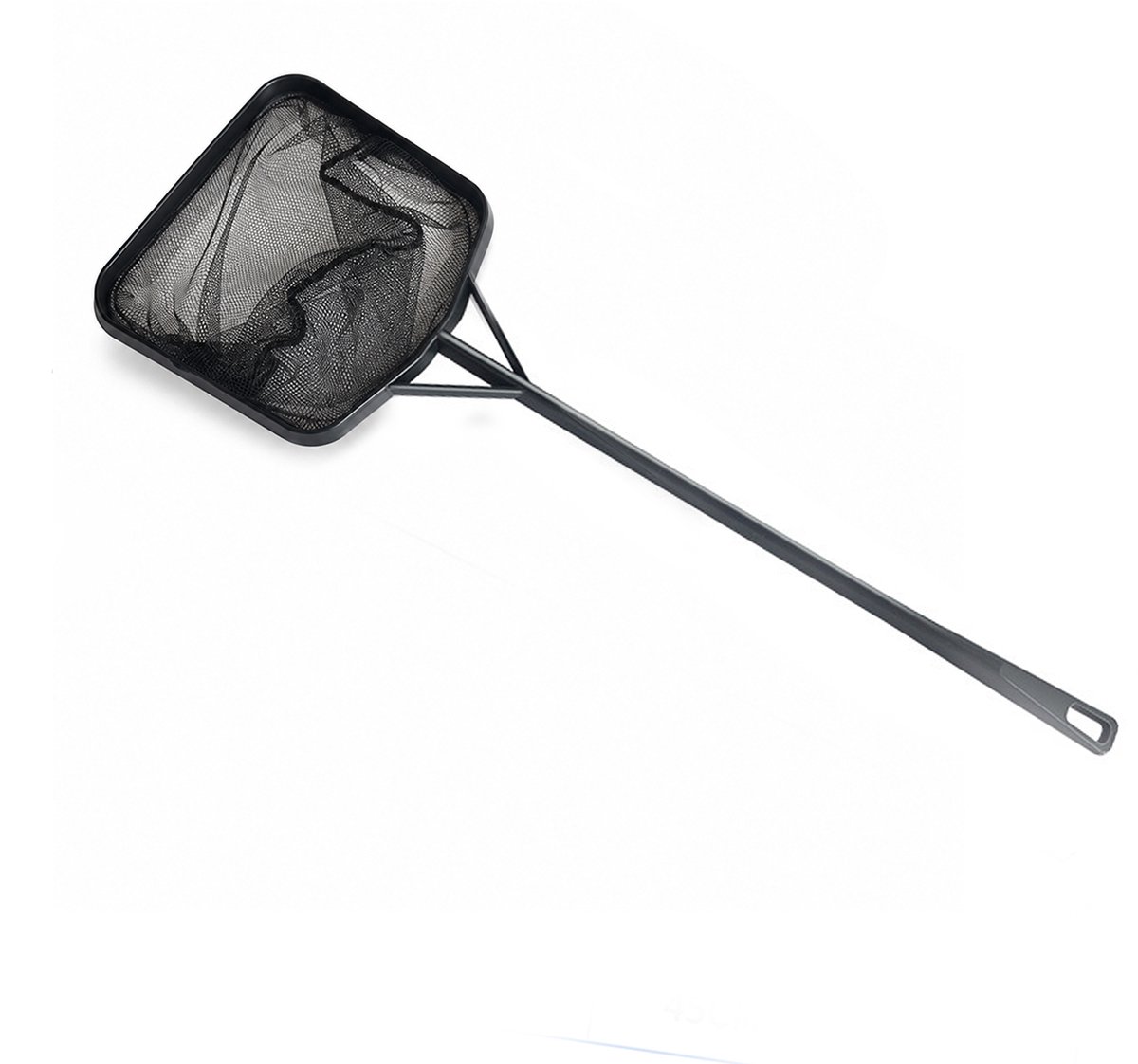 Ulisem - Zwembad Skimmer Net - Zwembad Cleaner Net - Zwembad Schepnet met Steel - Schepnet - Visnet - Schepnet voor vissen - Voor vissen en hengelen, zwembad, vijver - Voor volwassenen en Kinderen - 35x8.5cm - Zwart