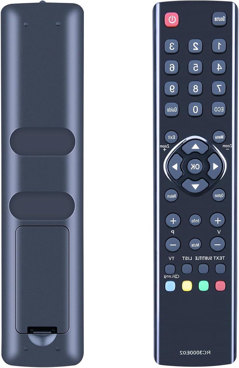 Universele Afstandsbediening - Smart TV Bediening - TV Kijken - Plug and Play - 10 Meter Bereik - Zwart
