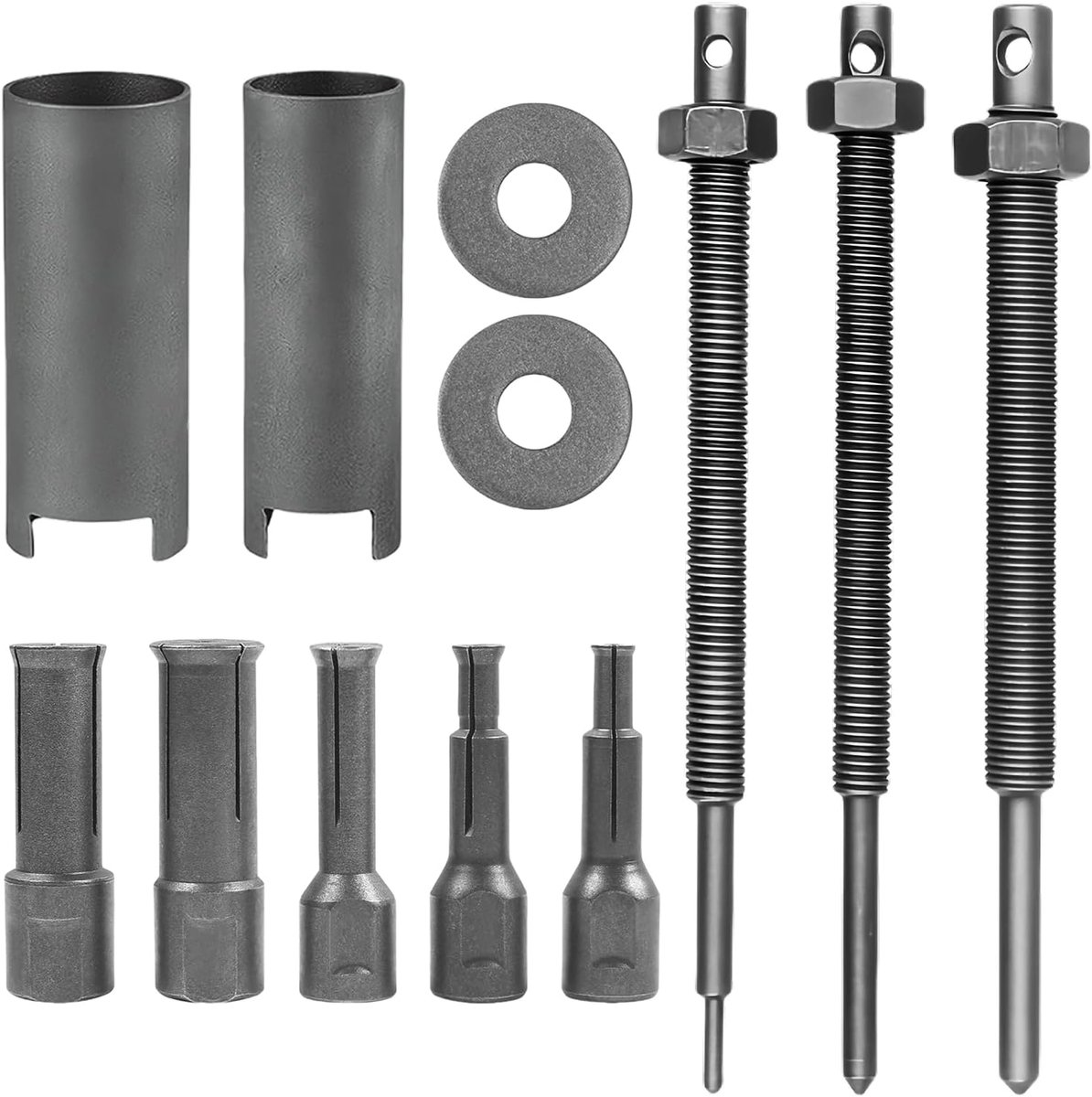 SnelShoppen - Inner Bearing Puller Set voor Motorrijwielen en Fietsen, 9-23 mm, 5 Open Clips, Hoogwaardige Chroom Vanadium Staal, Ideaal voor Onderhou