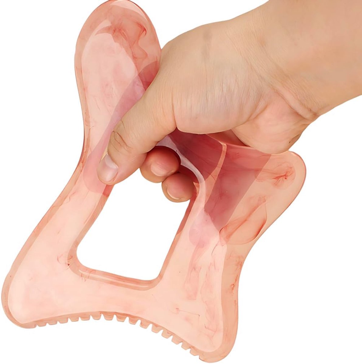 SnelShoppen - Gua Sha Massage Set van Natuurlijke Hars voor Spierfascia, Acupressuur, Lymfedrainage, Cellulite en Spanning, Grote Guasha voor Yoga en