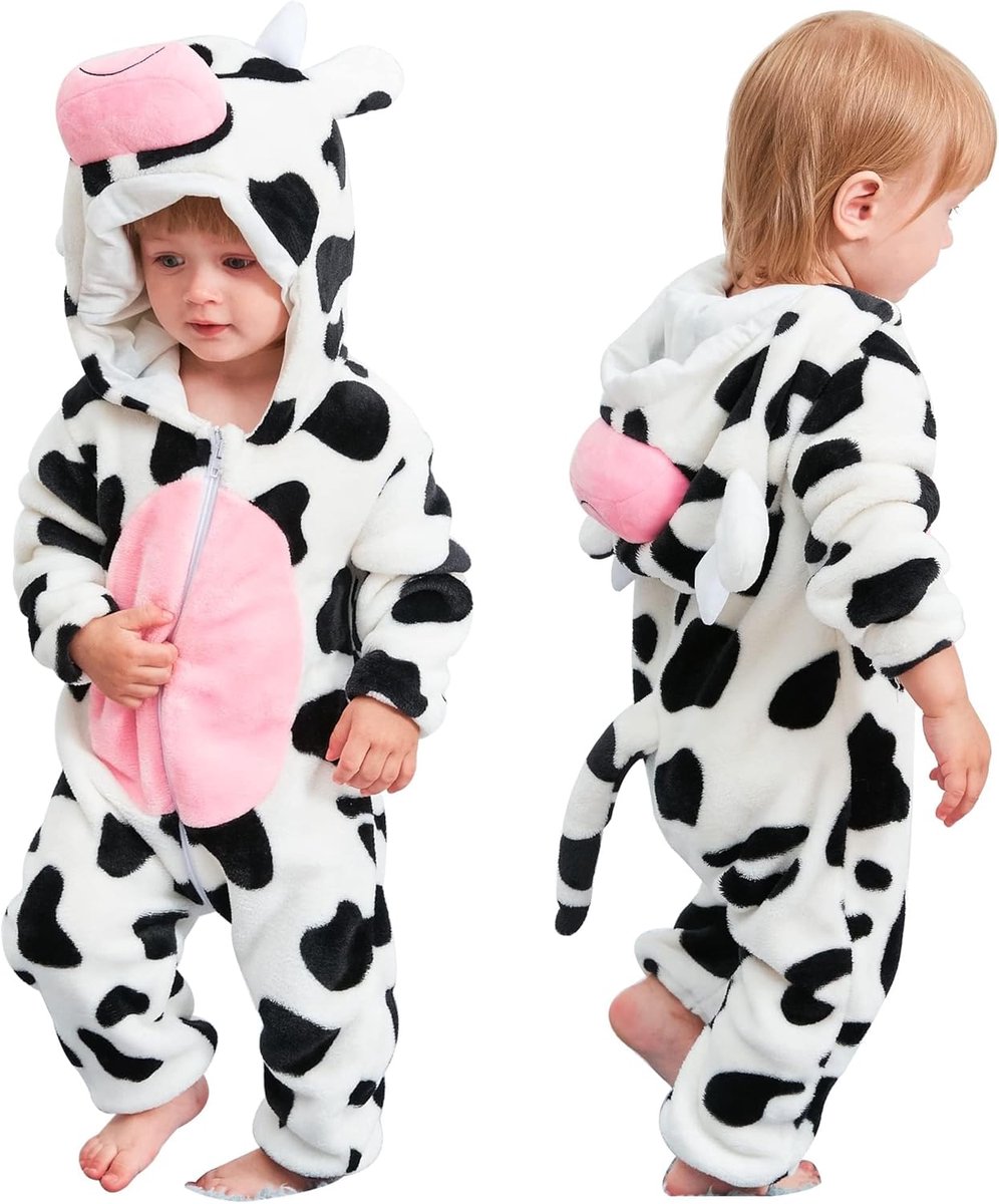 SnelShoppen - Unisex Winter Romper met Capuchon Jumpsuit 2-36 Maanden - Warme Baby Kleding voor Jongens en Meisjes - Perfect voor de Koude Winterdagen