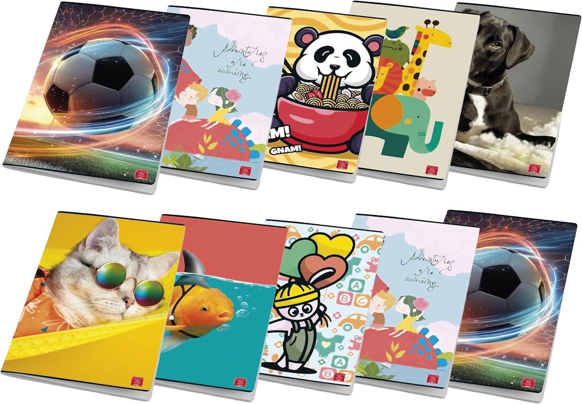 Thijox - Maxi Assortiment UV Kind 42 FF/SH - Kleurrijke Omslagen voor Kinderen - Perfect voor School, Feestjes en Creatieve Projecten - Duurzaam Mater
