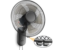 Wandventilator - Muur Ventilator - Ruimte Koelen - Stille Werking - 20 Inch - Zwart