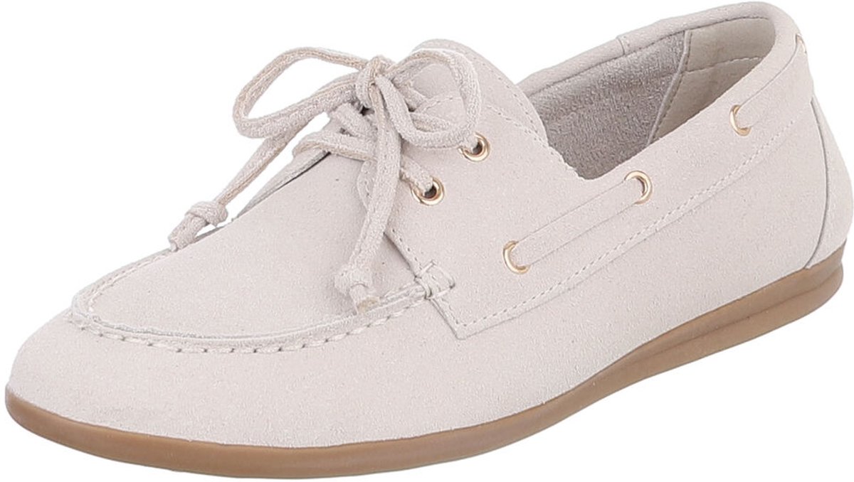 Instappers - Vetersluiting en ronde neus - Dames Mt:36