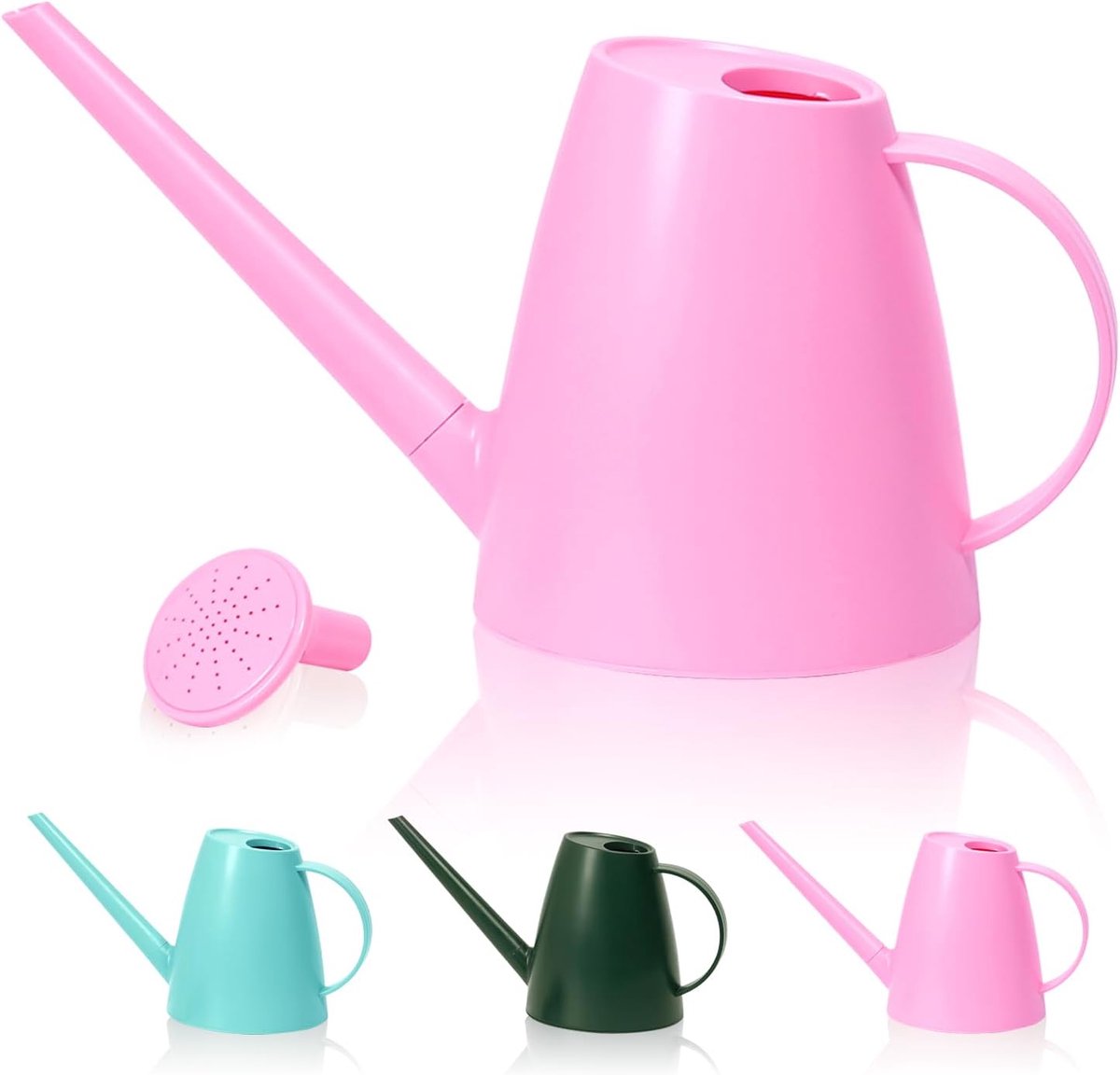 SnelShoppen - Kleine Waterkan Roze - Watergeefkan voor Binnen en Buiten - Perfect voor Tuin, Keuken, Kinderen, Camping - Compact en Handzaam - Ideaal