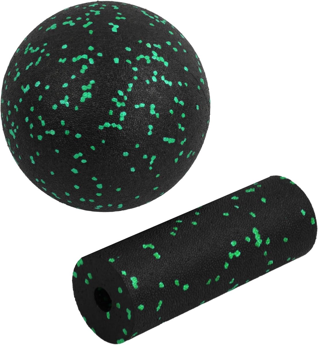 SnelShoppen - Volumoon Fascia Set - Massage Roller en Massage Bal Set - 12 cm Bal en Mini Roller - Zelfmassage voor Spierherstel en Pijnverlichting -
