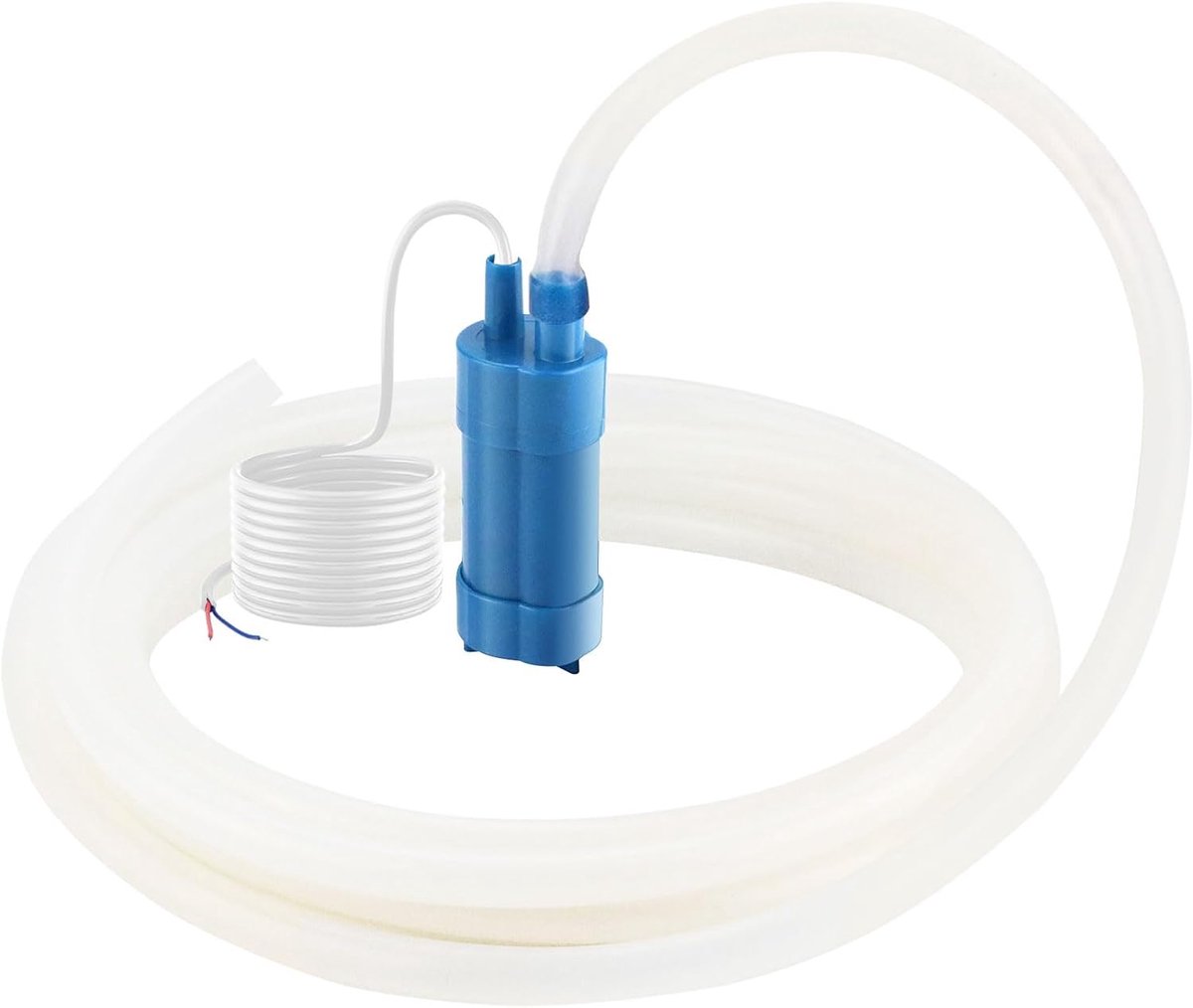 SnelShoppen - 12V Dompelpomp 600L/H, Ultra Stille Mini Waterpomp met 5m Siliconen Slang, Ideaal voor Caravan, Motorhome, Jacht, Boot, Tuin en Camping