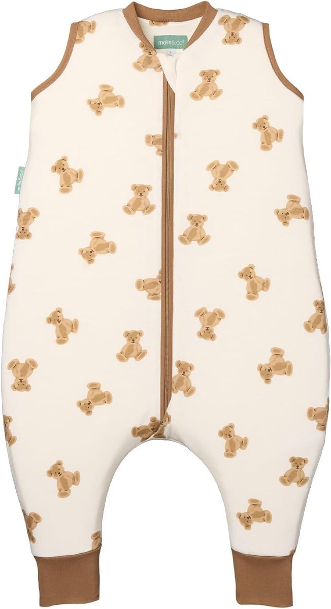 SnelShoppen - Baby Slaapzak 2.5 Tog, 60 cm, Winter, Premium Bamboo Muslin, Lined, Zacht en Warm, Appels, Ideaal voor Baby's, Voor Hoogstoelen en Autos