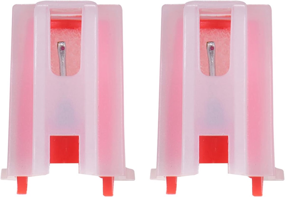 SnelShoppen - Turntable Stylus Needle Vervangende Naald voor Platenspeler - Compatibel met Meerdere Merken - 2 Stuks - Hoogrendement Naald voor 3-Snel