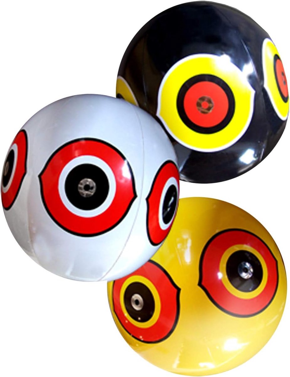SnelShoppen - Scare Eye Ballon Vogelverschrikker Wit - Effectieve Vogelafschrikker voor Tuin, Balkon en Terras - Ideaal tegen Spreeuwen, Kraaien en Du