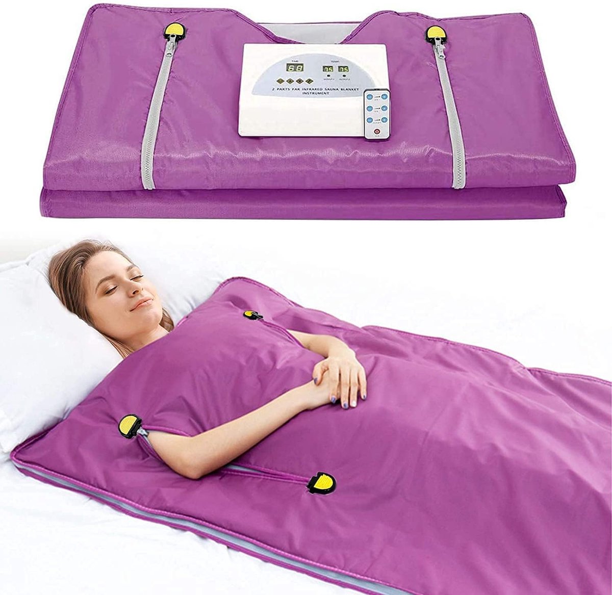 SnelShoppen - Portable Sauna - Digitale Infrarood Sauna Blanket - Professionele Detox Therapie - Thuis Sauna - Draagbare Oxford Sauna Dekens - Ontspan