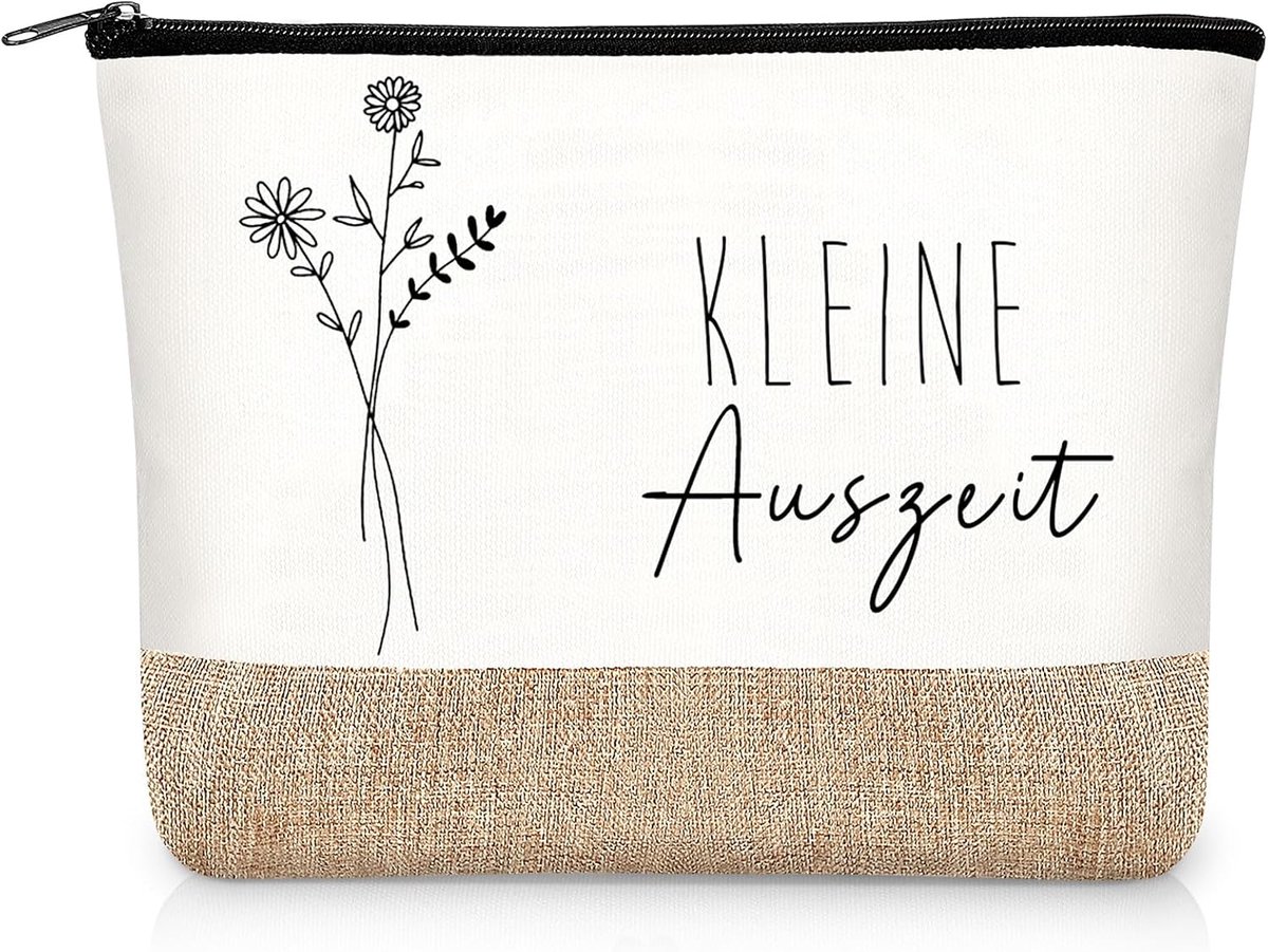 SnelShoppen - Cosmetische Tas voor Vrouwen - Kleine Toilettas met Rits, Make-Uptas voor Reizen en Dagelijks Gebruik, Ontspanningscadeau voor Vriendin,