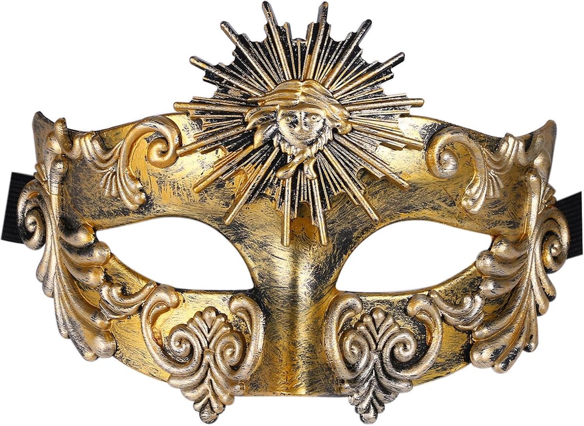 SnelShoppen - Venetiaans masker 2/4/6/10 stuks, kanten masker voor Halloween, carnaval, feest, cosplay, elegant, zwart, veelzijdig
