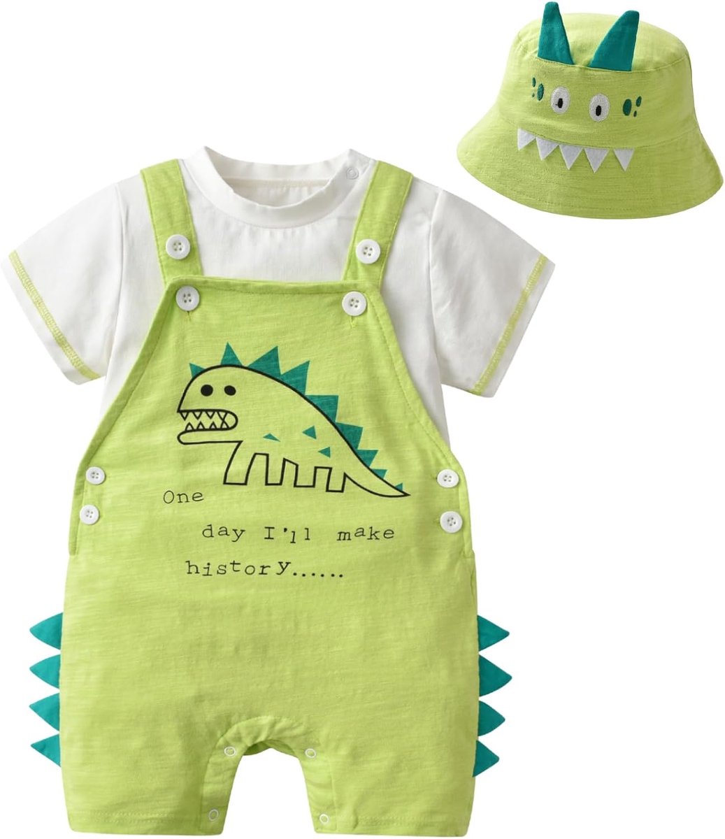 SnelShoppen - Uniseks babyzomerset, casual korte mouwen, comfortabele shorts, capuchon, 3-delige outfit voor warme dagen en feestjes, katoenmix, maat