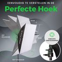 Softbox 50x70cm met verstelbare hoek en robuuste knoppen.