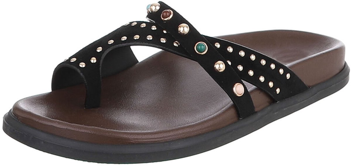 Teenslippers - Studsdetail - Dames Mt:38