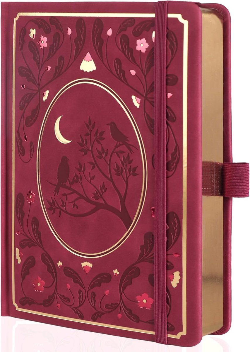SnelShoppen - A5 Hardcover Dot Notebooks voor Vrouwen - 160gsm Dikte, 190 Genummerde Bladzijden, Perfect voor Planner Organisatie en Creatief Schrijve