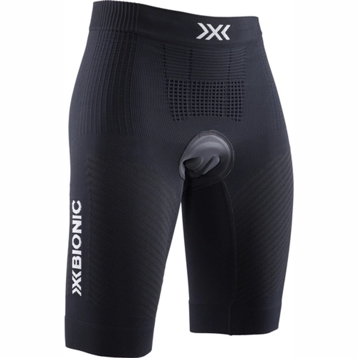 Fietsbroek X-Bionic Women Regulator Bike Race Shorts Black White-M