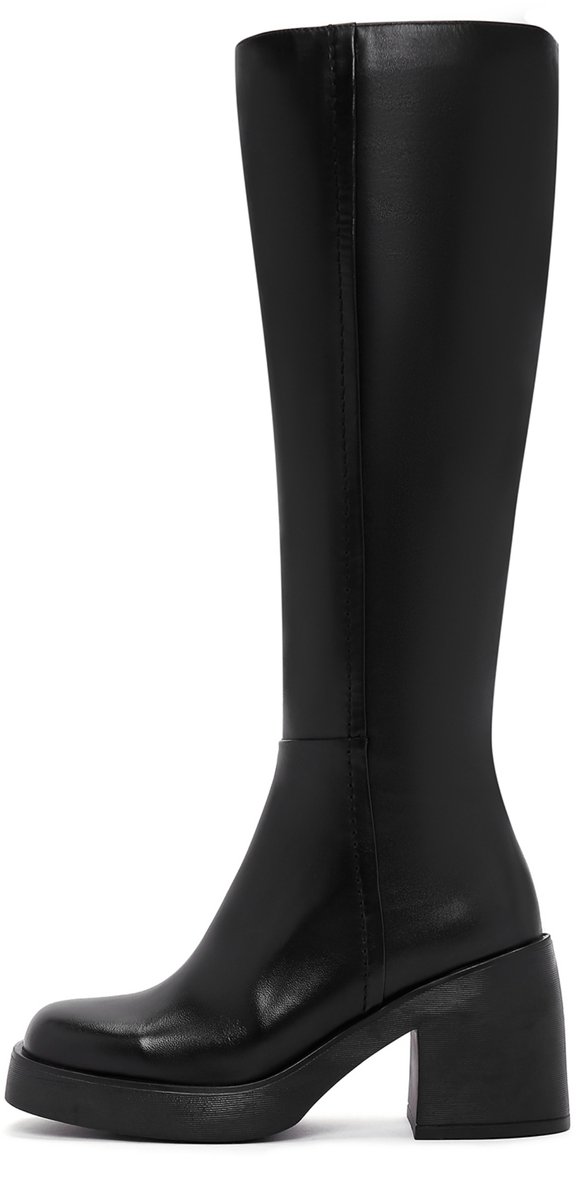 DERIMOD Boots Leather Heeled Boots