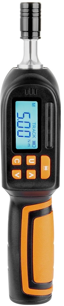 Velori Digitale Momentschroevendraaier 0,3-8 Nm - Momentsleutel Schroevendraaier - 1/4 Inch Bitdriver - LCD Display - Inclusief 12 Bits, Verlengstuk en Opbergkoffer