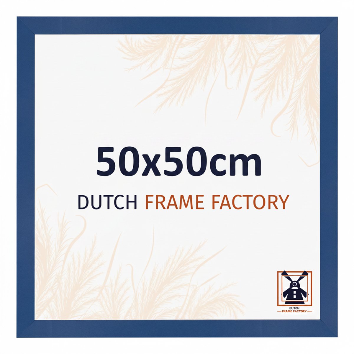 Fotolijst 50x50 cm - MDF - Donkerblauw - Benno