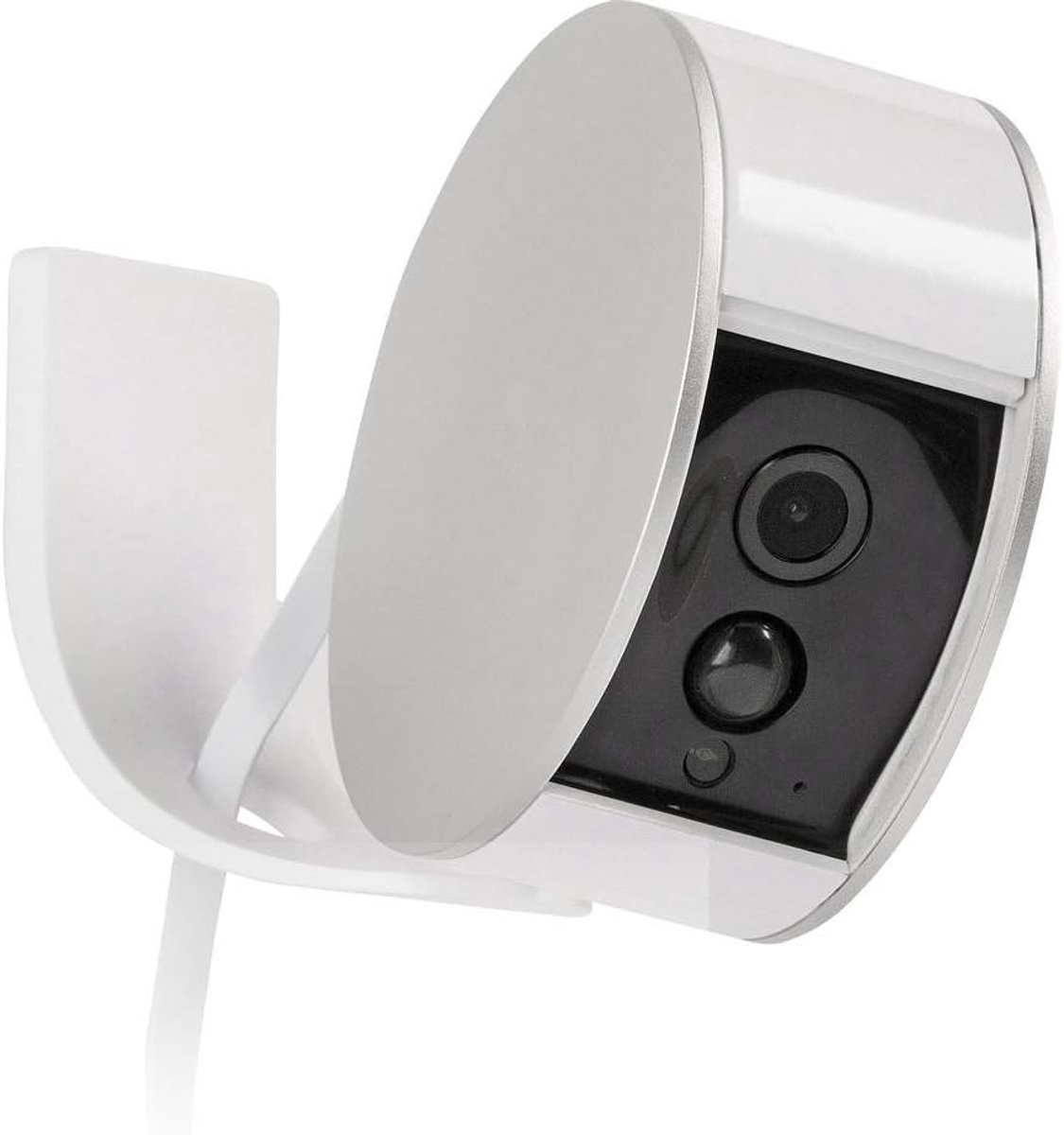 SnelShoppen - Indoor Camera Full HD met Beweging Detector, Privacy Shutter, Microfoon en Speaker - Compact Wit voor Veiligheid en Toezicht