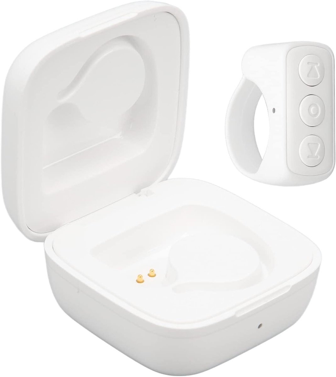 Afstandsbediening Ring - Pagina Turner - Video's Bekijken - Bluetooth 5.0 - 10 Meter Bereik - Wit