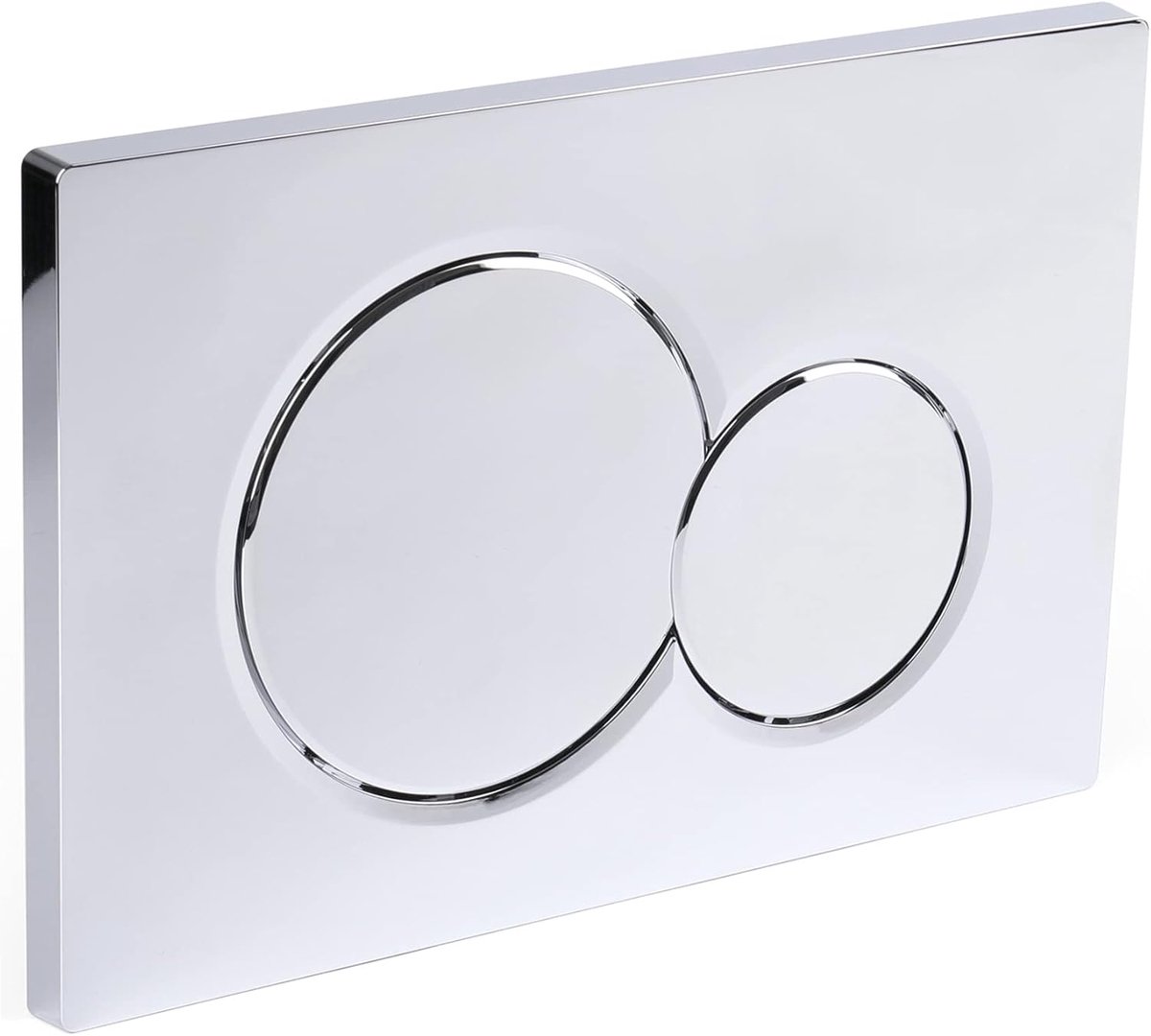 Bedieningspanelen - Geschikt voor Geberit UP320/UP300 & SIGMA01/20/21/30/40/50 - Toiletten bedieningsplaat - 2-toets spoeling - Verchromen