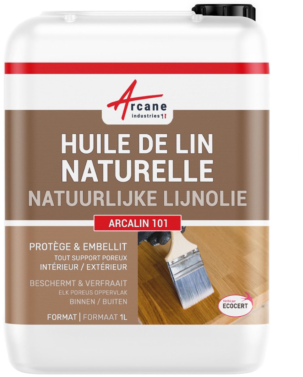 Natuurlijke Lijnolie voor hout binnen en buiten: ARCALIN 101