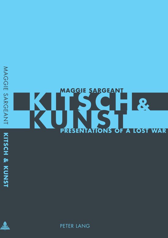 Boek met de titel KITSCH & KUNST door MAGGIE SARGEANT.