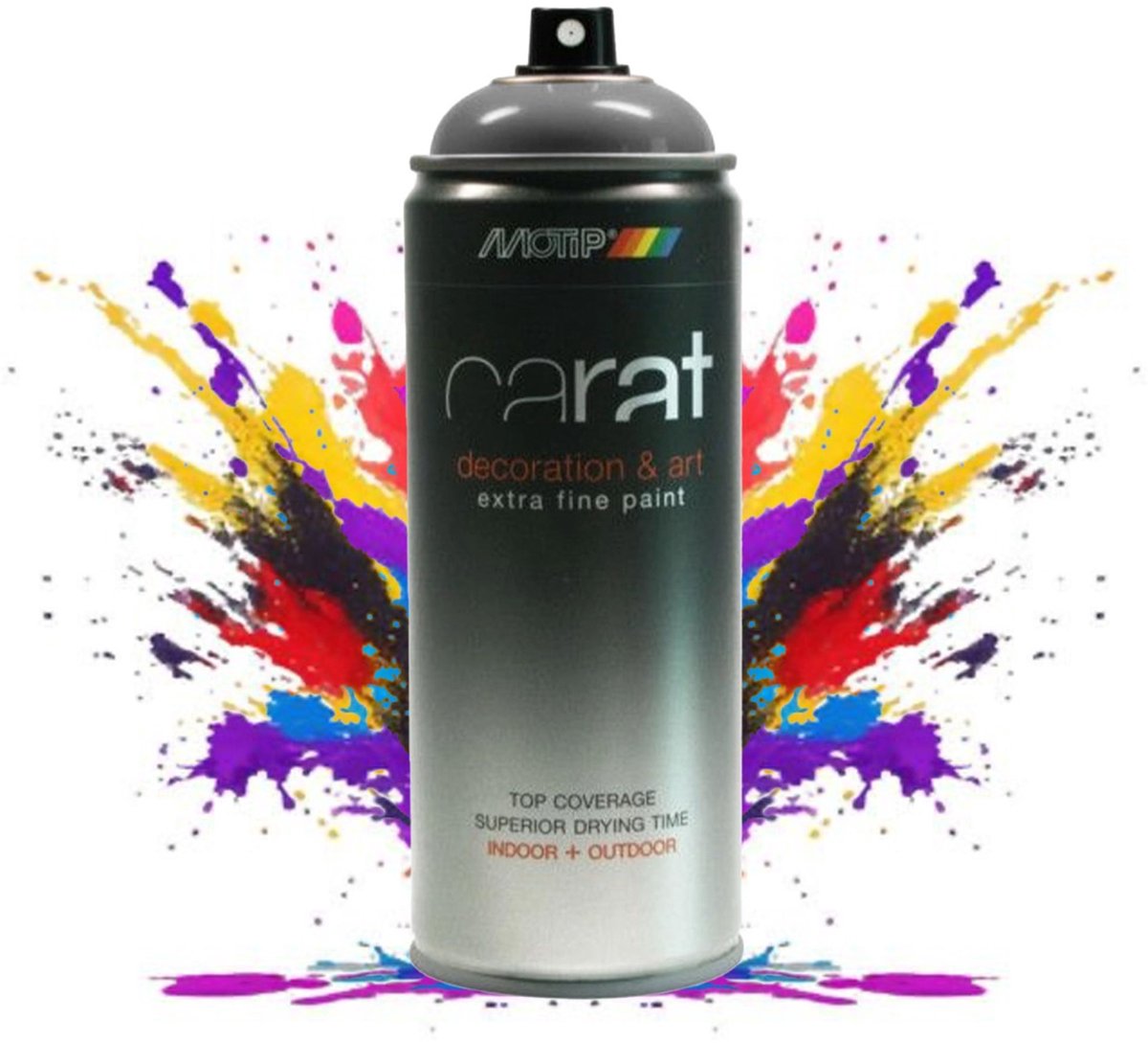MoTip lak 'Carat' papyrus wit hoogglans 400 ml