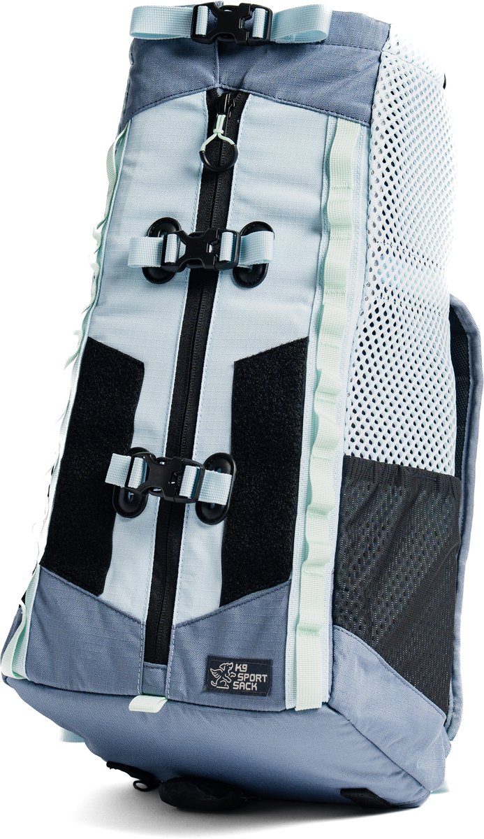 K9 Sport Sack Kompanion Tropic Blue SMALL – Premium Hondenrugzak met Quick-Release systeem