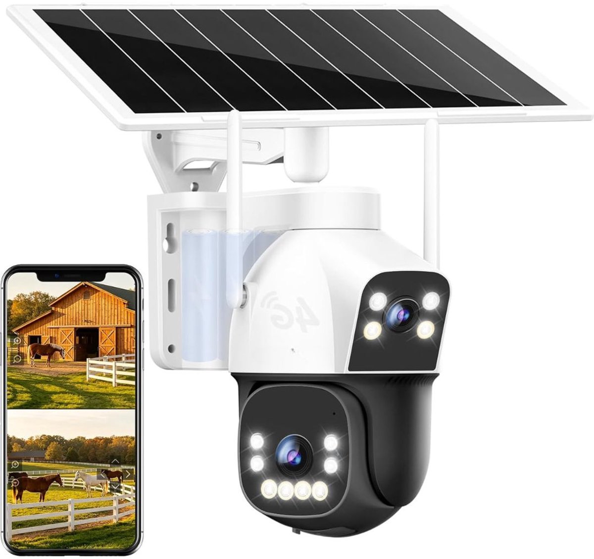 Zavio® Camerabewaking - Beveiligingscamera Draadloos Buiten - Bewakingscamera